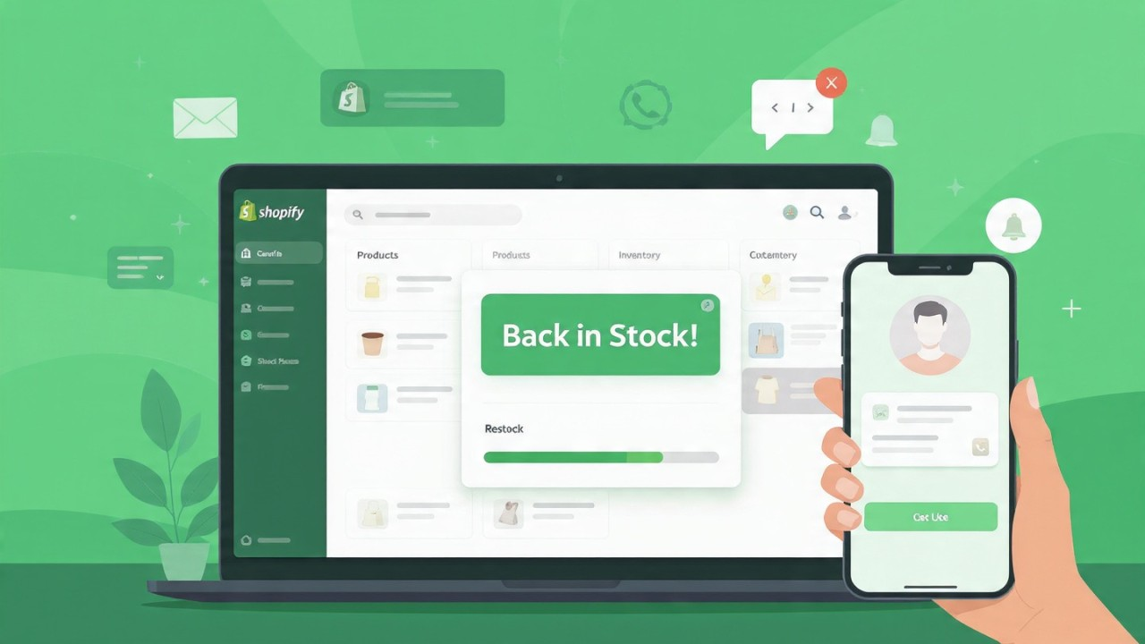 How I Use Back‑in‑Stock Notifications on Shopify to Recover Lost Sales